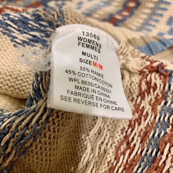 Vintage Woolrich half zip sweater fair isle Y2K 90’s - Picture 4 of 4